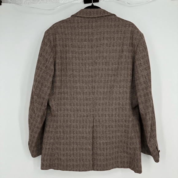 Vintage Pendleton Mens Sport Coat 46R Wool Brown Preppy Old Money Classic - Picture 12 of 14
